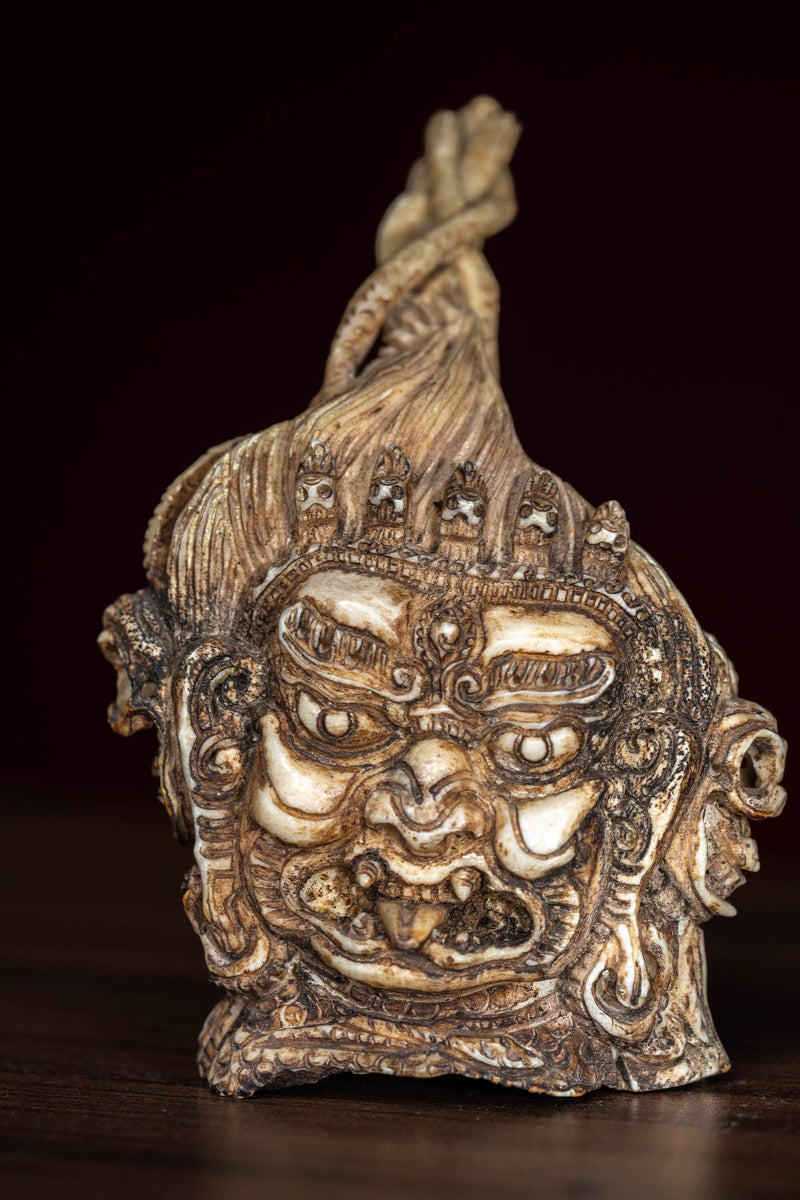 Bhairab bone statue with carving