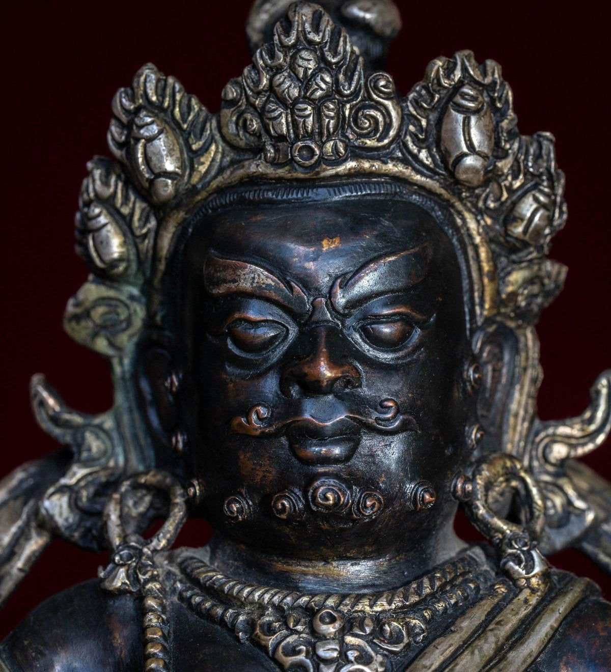 Handcrafted Zambala Statue.