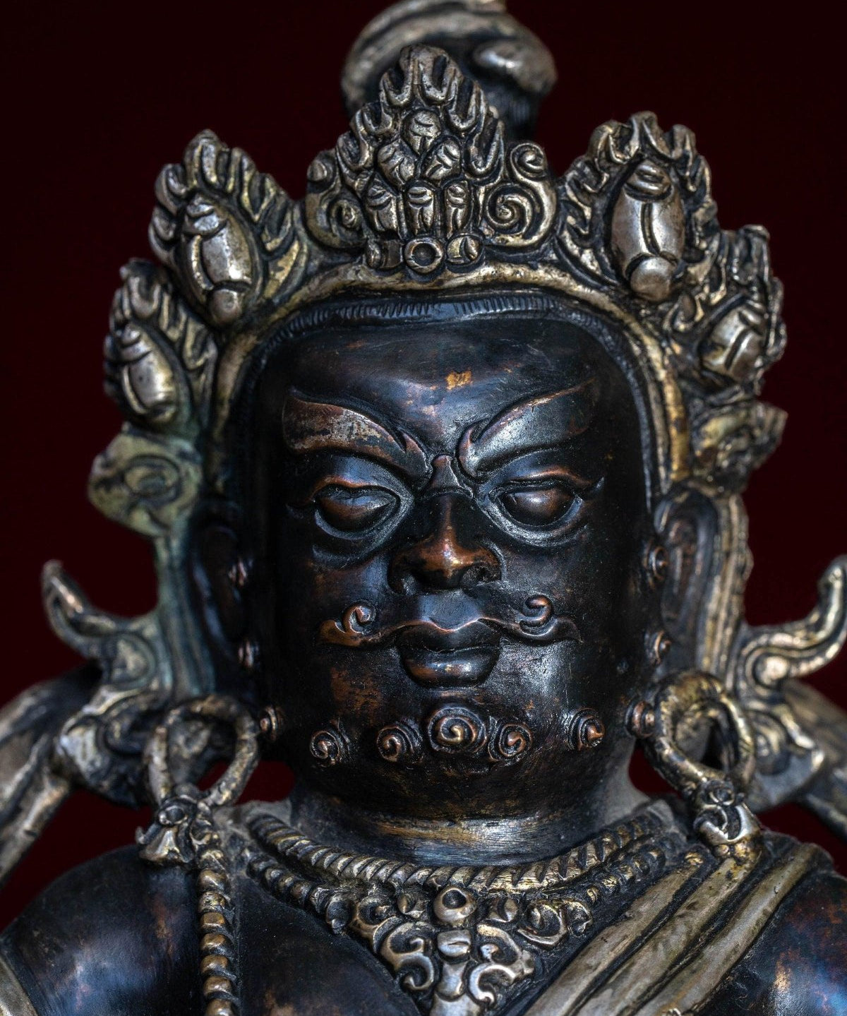 Handcrafted Zambala Statue.