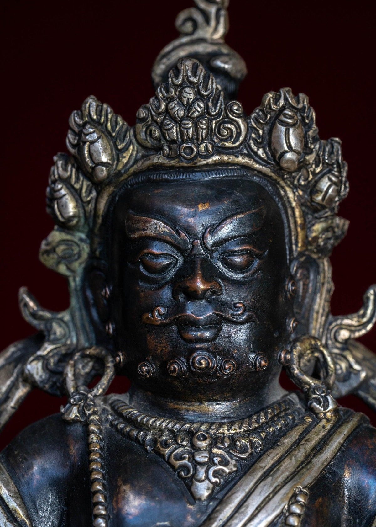 Handcrafted Zambala Statue.