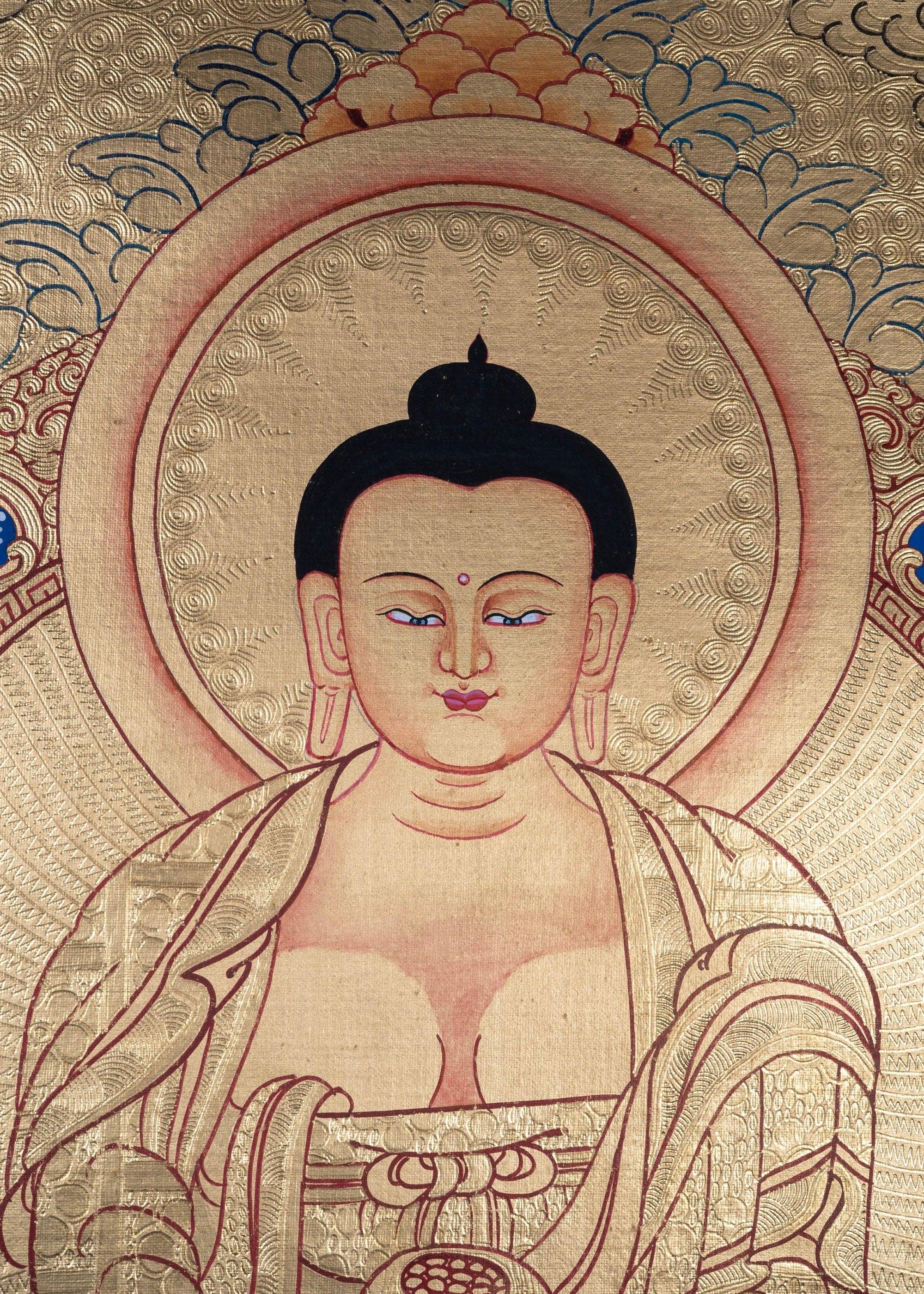 Lyap Long Life Amitabha Buddha Thangka - Himalayas Shop