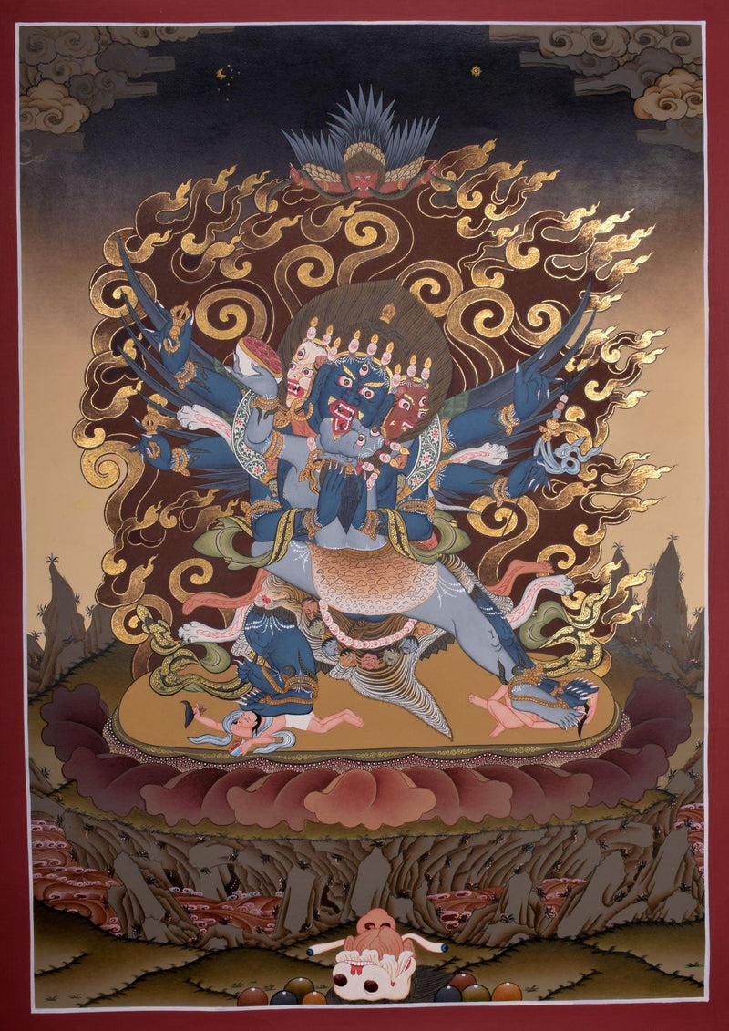 Vajrakumara Thangka Painting - Himalayas Shop
