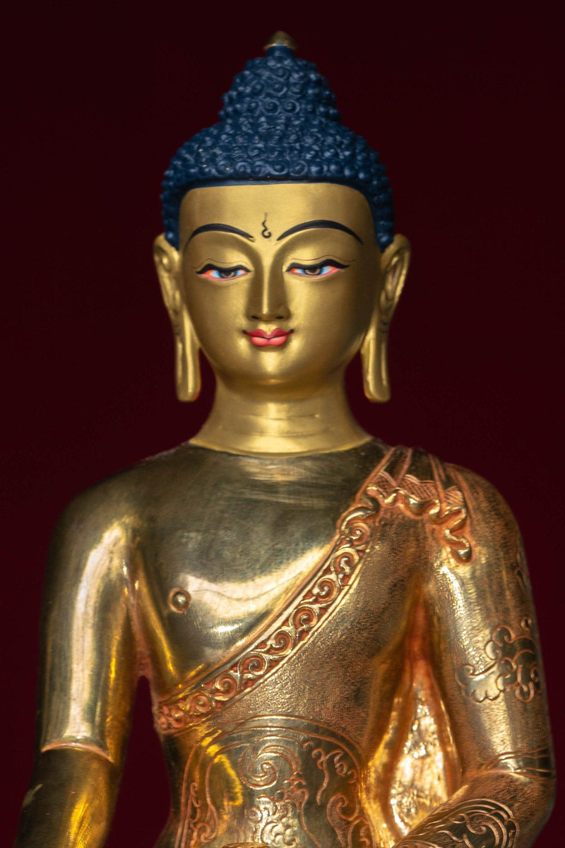 Handmade Shakyamuni Buddha statue - Himalayas Shop