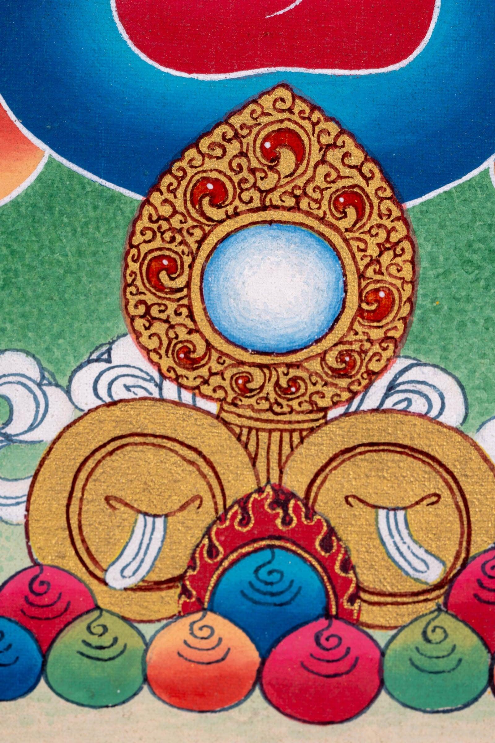 Vajrapani Buddhist Tibetan Thangka Painting - Himalayas Shop