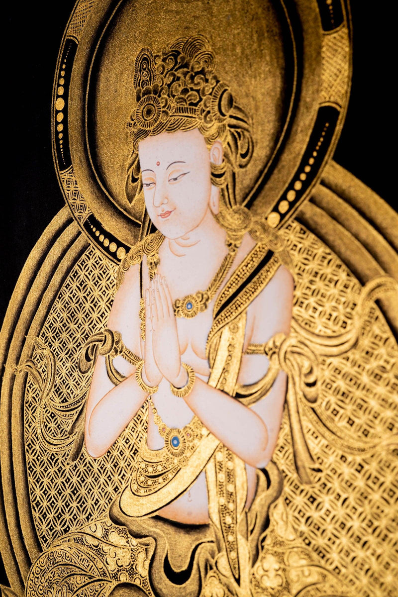 Fugen Bosatu Thangka painting 