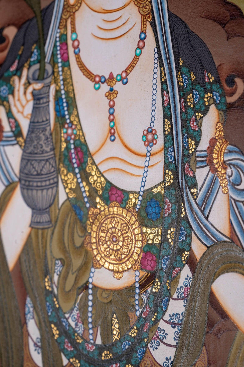 Guanyin Japanese Thangka painting 