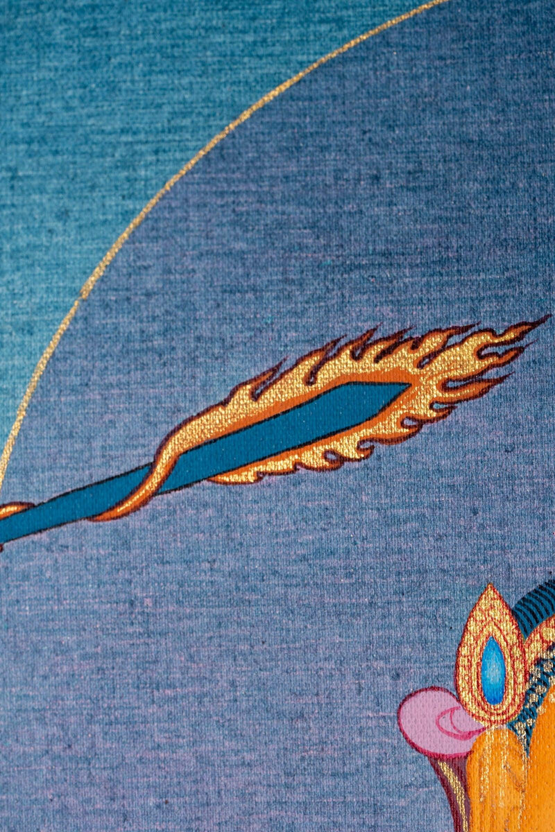Manjushri Thangka Painting - Himalayas Shop