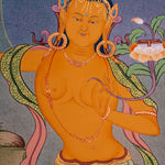 Manjushri Thangka Painting - Himalayas Shop
