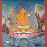 Manjushri Thangka Painting - Himalayas Shop