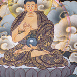 Shakyamuni Buddha thangka painting - Himalayas Shop
