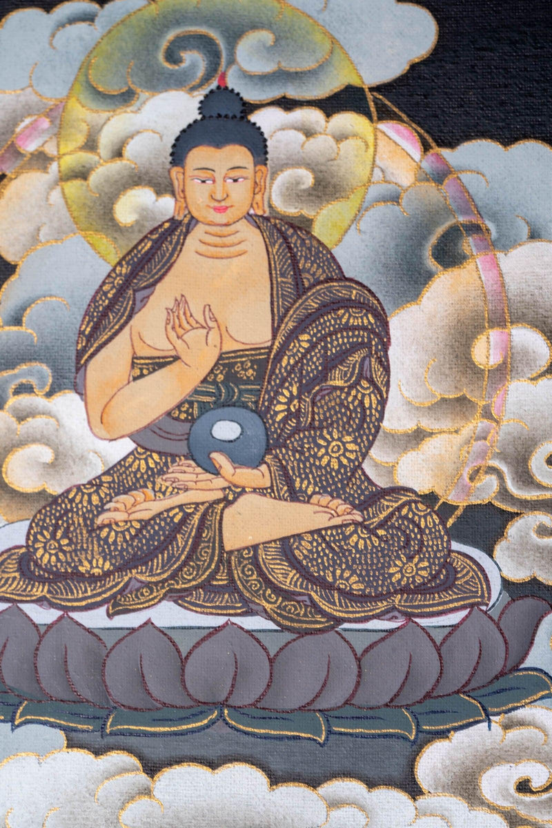 Shakyamuni Buddha thangka painting - Himalayas Shop