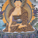 Shakyamuni Buddha thangka painting - Himalayas Shop