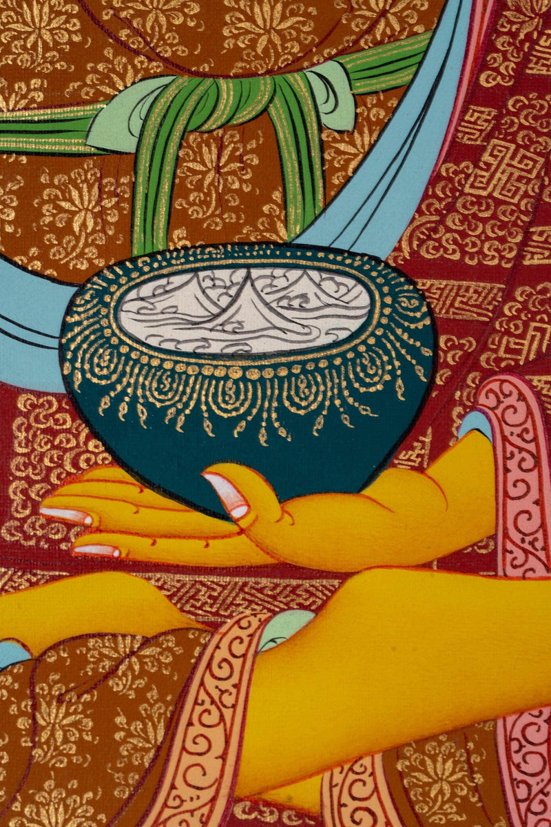 Shakyamuni Buddha thangka painting - Himalayas Shop