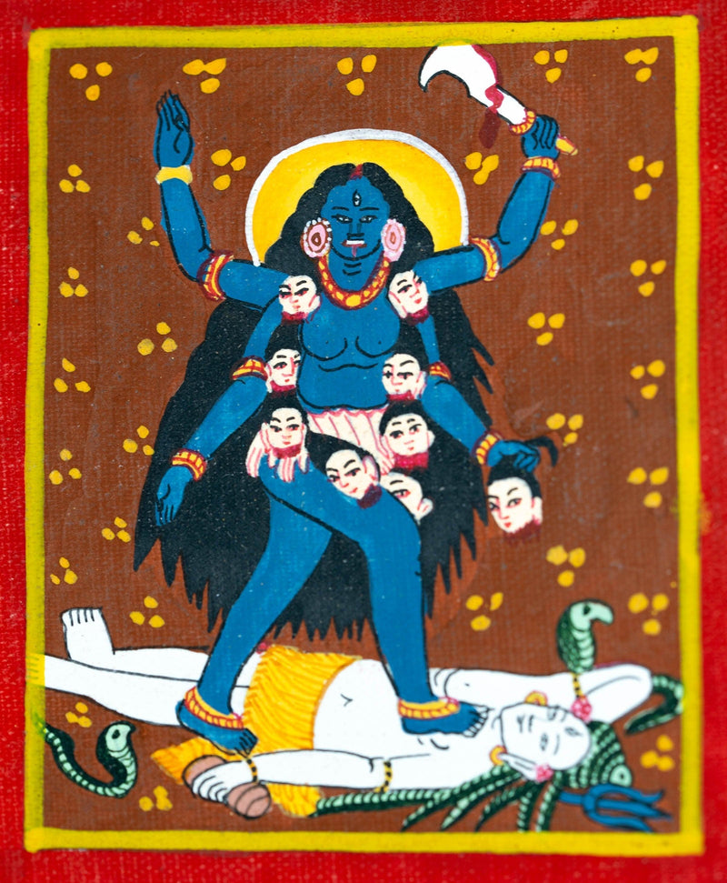 Kali Devi Ghau Thangka - Himalayas Shop
