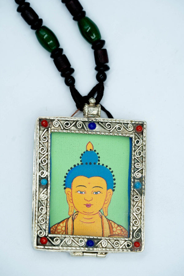 Shakyamuni Buddha Ghau Thangka - Himalayas Shop