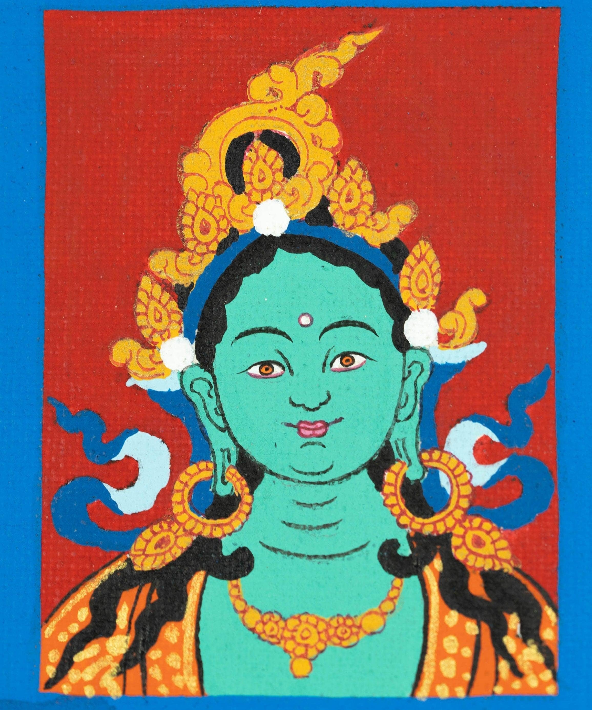 Tara of Compassion Ghau Thangka - Himalayas Shop