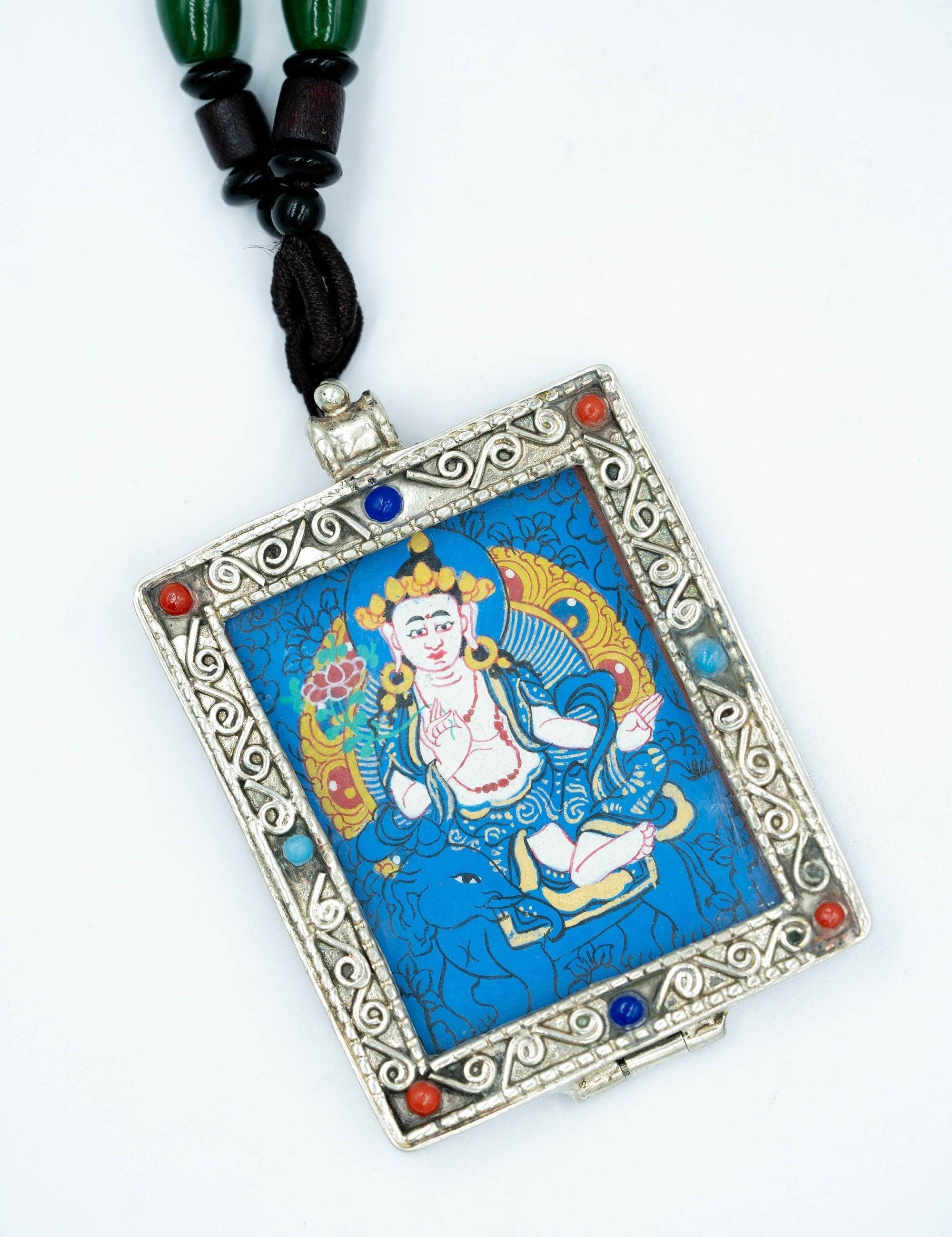 Tara  on Elephant Ghau Thangka - Himalayas Shop