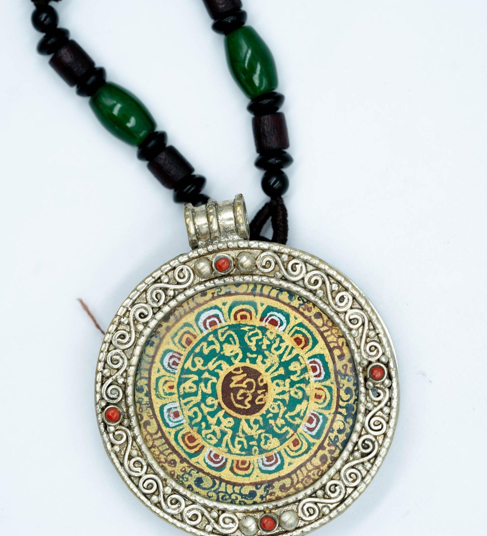 Small Mantra Mandala Ghau Thangka - Himalayas Shop
