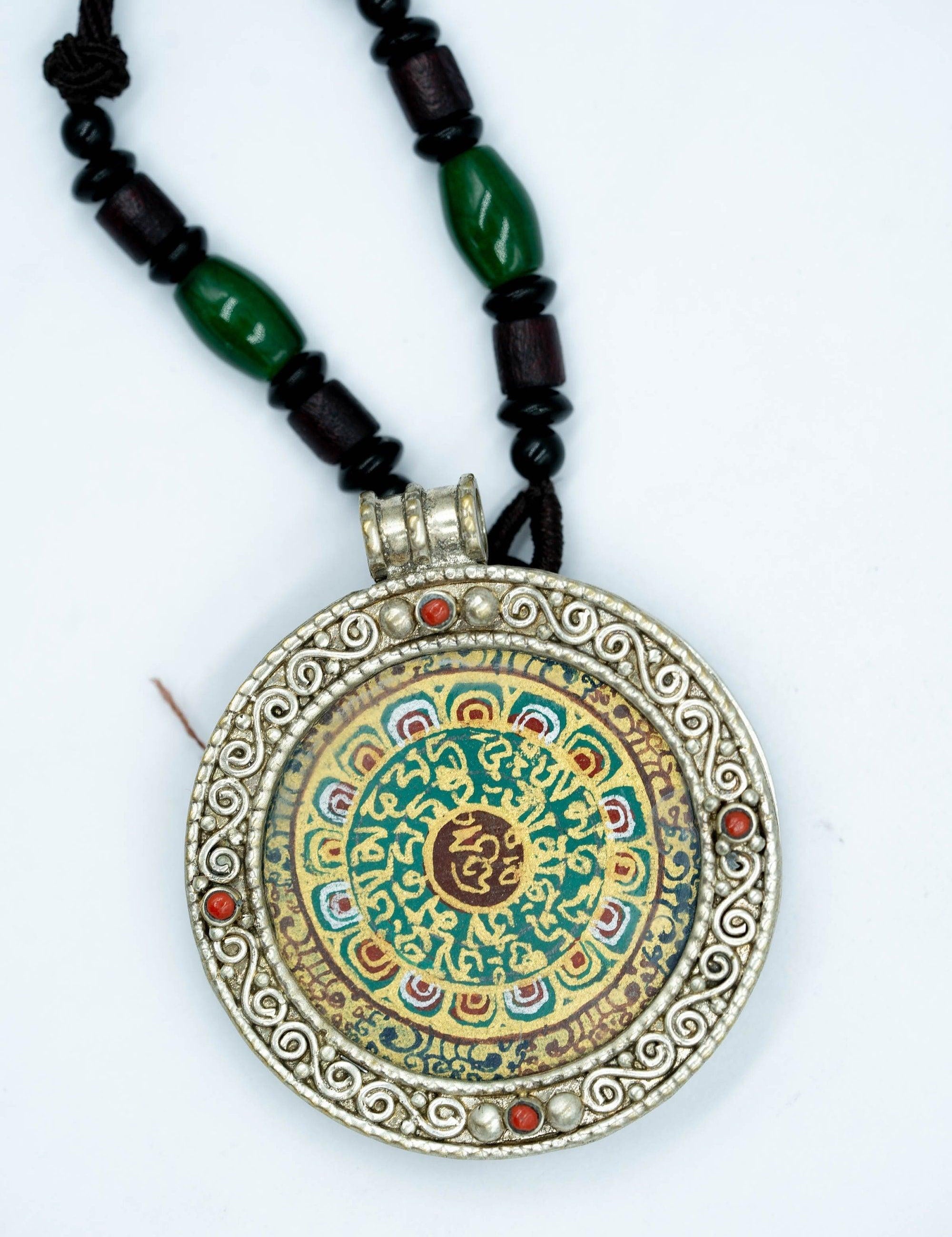 Small Mantra Mandala Ghau Thangka - Himalayas Shop