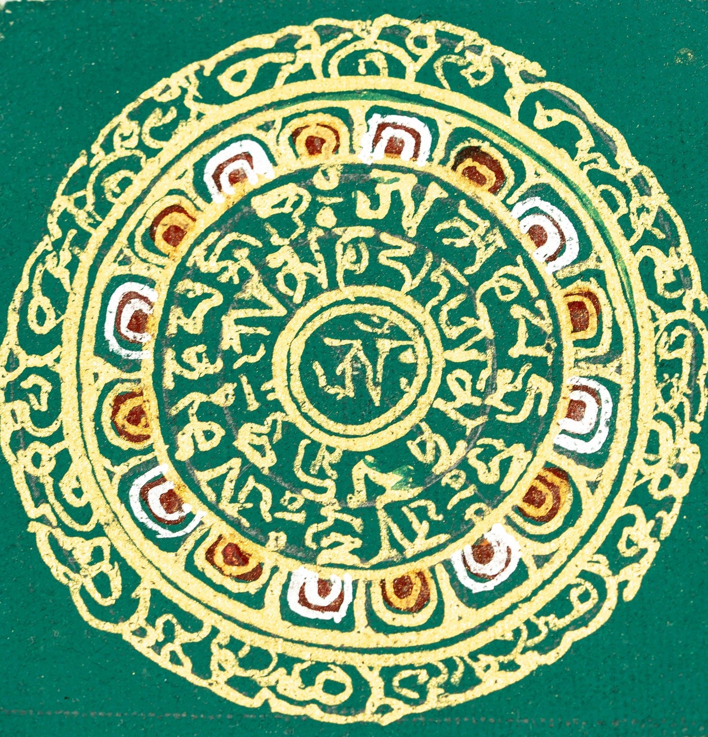Small Mantra Mandala Ghau Thangka - Himalayas Shop