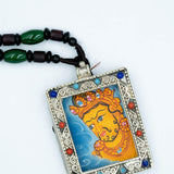 Zambala Deity Ghau Thangka - Himalayas Shop