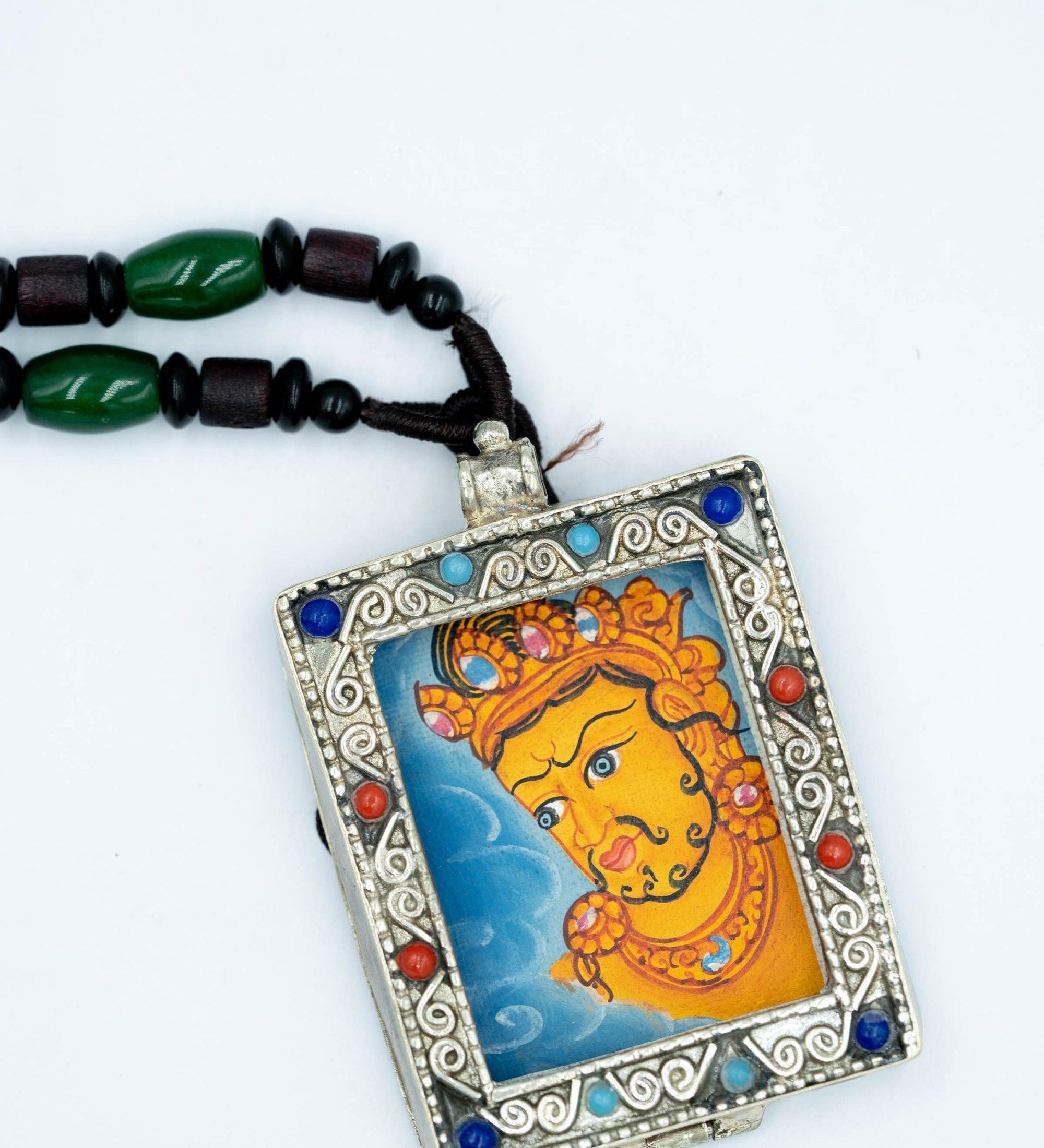 Zambala Deity Ghau Thangka - Himalayas Shop