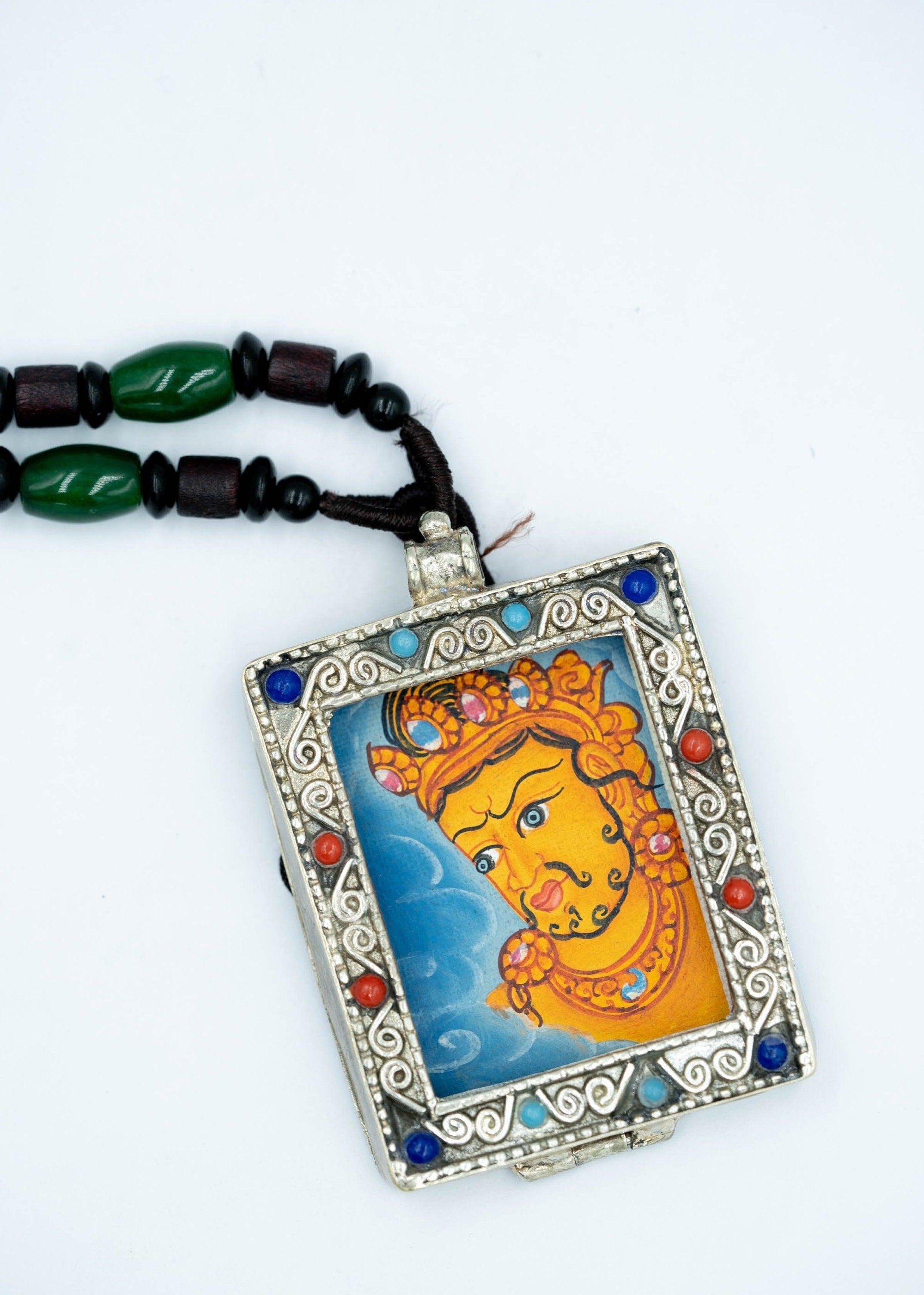 Zambala Deity Ghau Thangka - Himalayas Shop