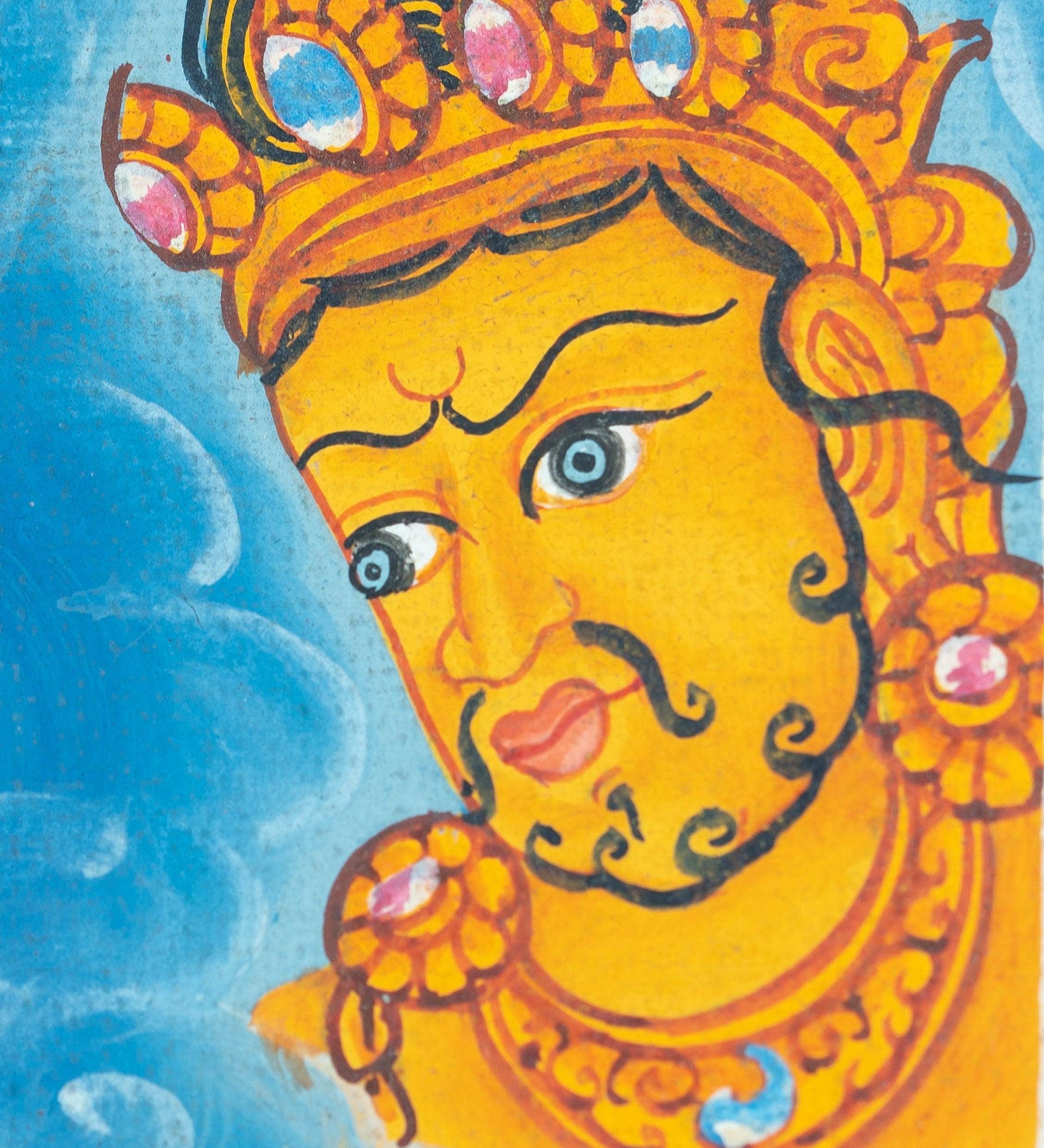 Zambala Deity Ghau Thangka - Himalayas Shop