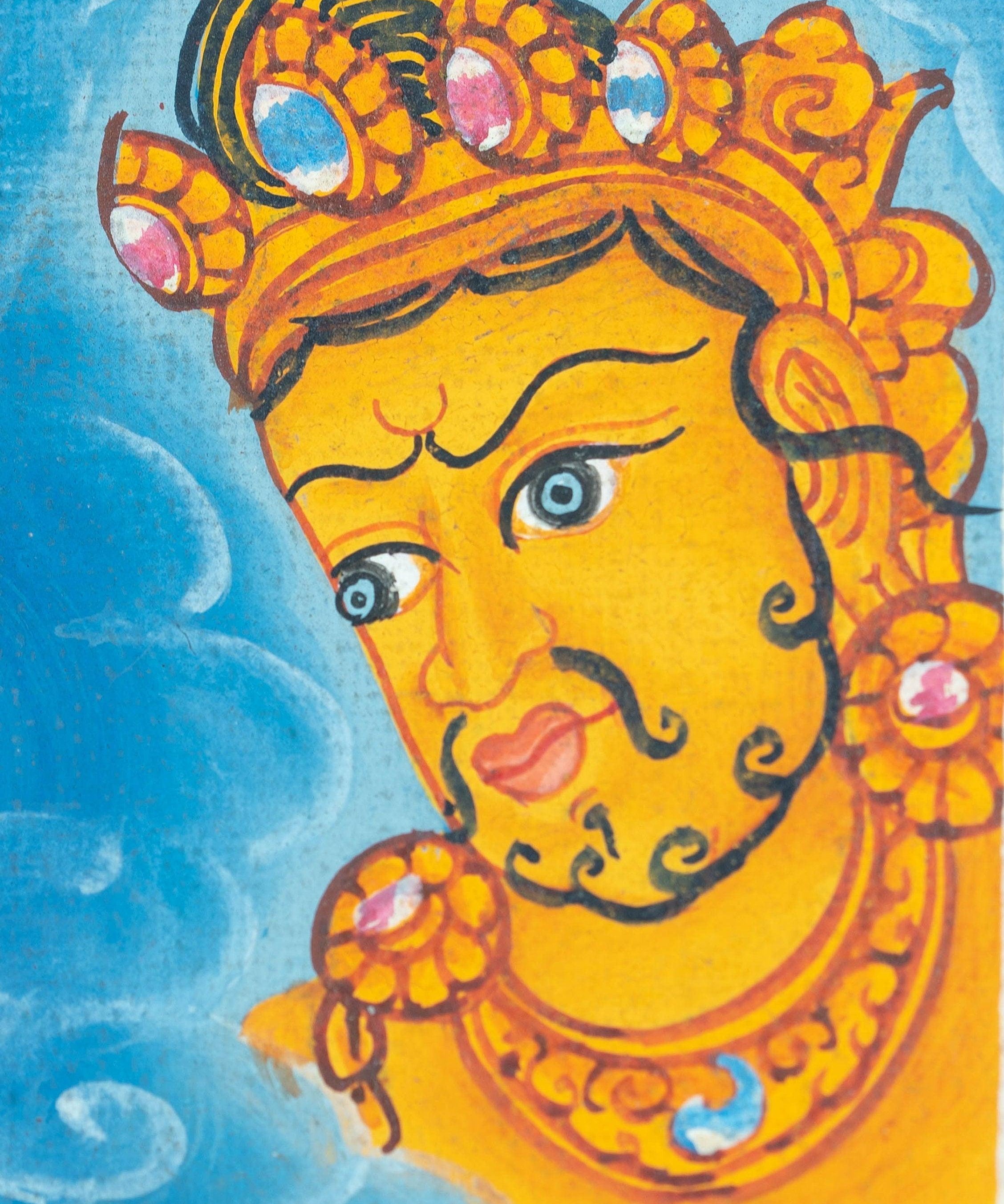 Zambala Deity Ghau Thangka - Himalayas Shop