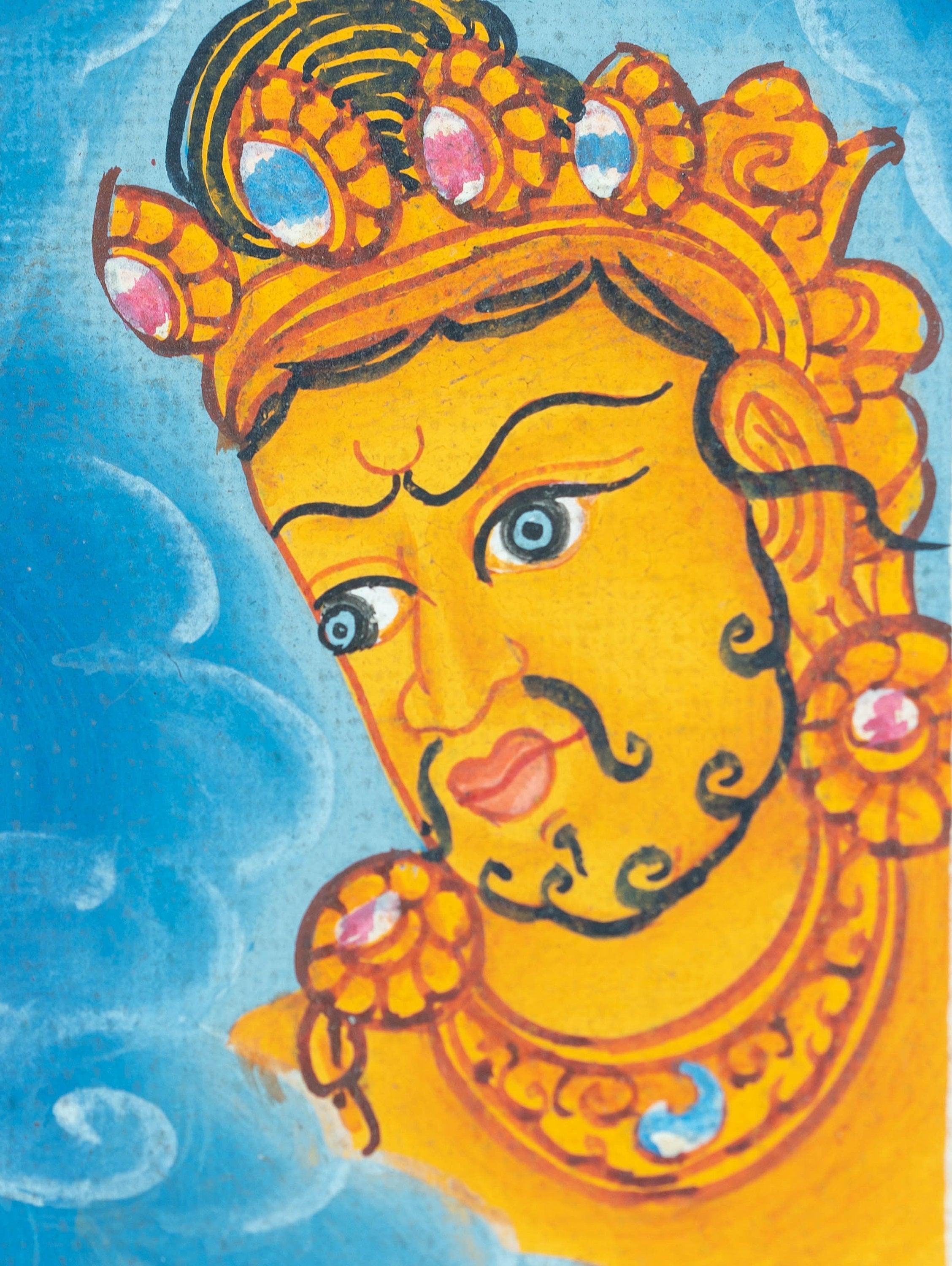 Zambala Deity Ghau Thangka - Himalayas Shop