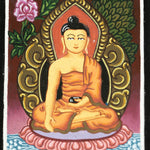 Fine Art Shakyamuni Buddha Ghau Thangka - Himalayas Shop