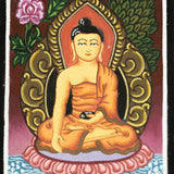 Fine Art Shakyamuni Buddha Ghau Thangka - Himalayas Shop
