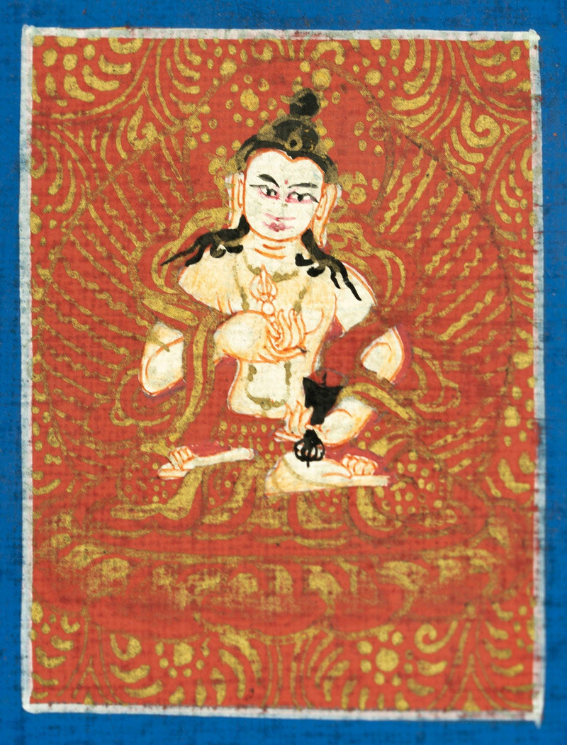 Vajrasattva Bodhisattva Locket Thangka - Himalayas Shop