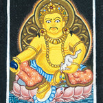 Kubera God of Wealth Ghau Thangka - Himalayas Shop