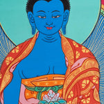 Medicine Buddha Thangka Painting - Himalayas Shop