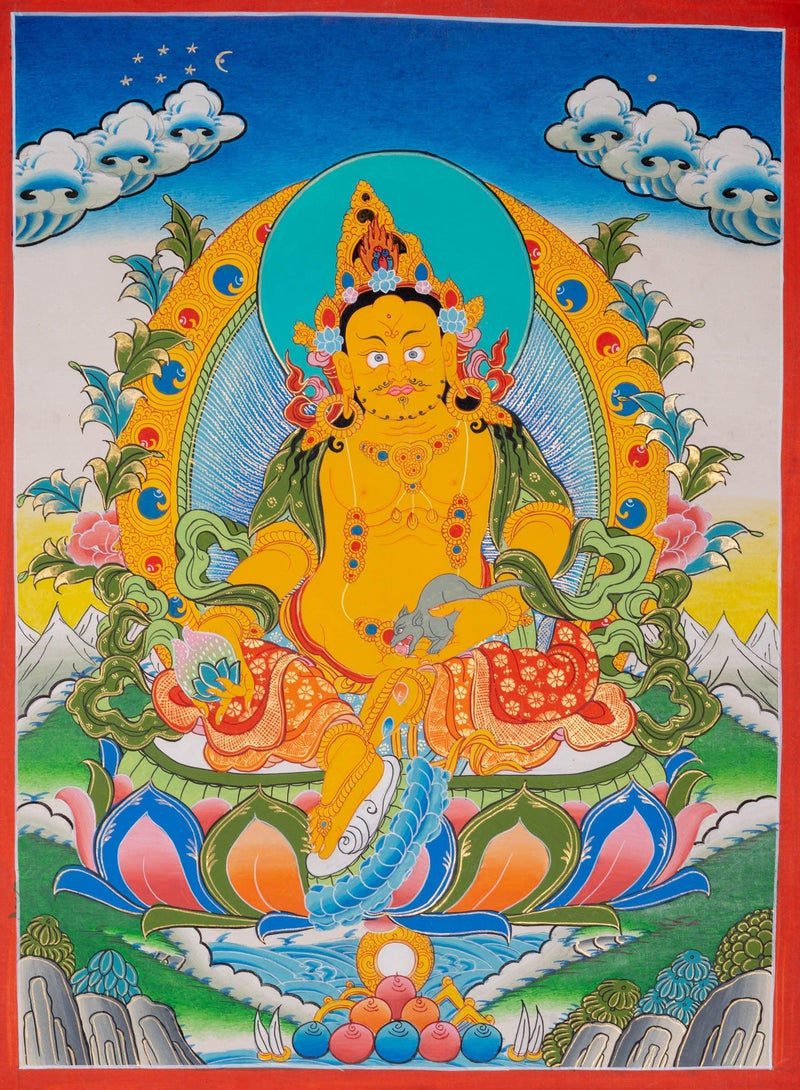 Phul Kuber Thangka - Himalayas Shop