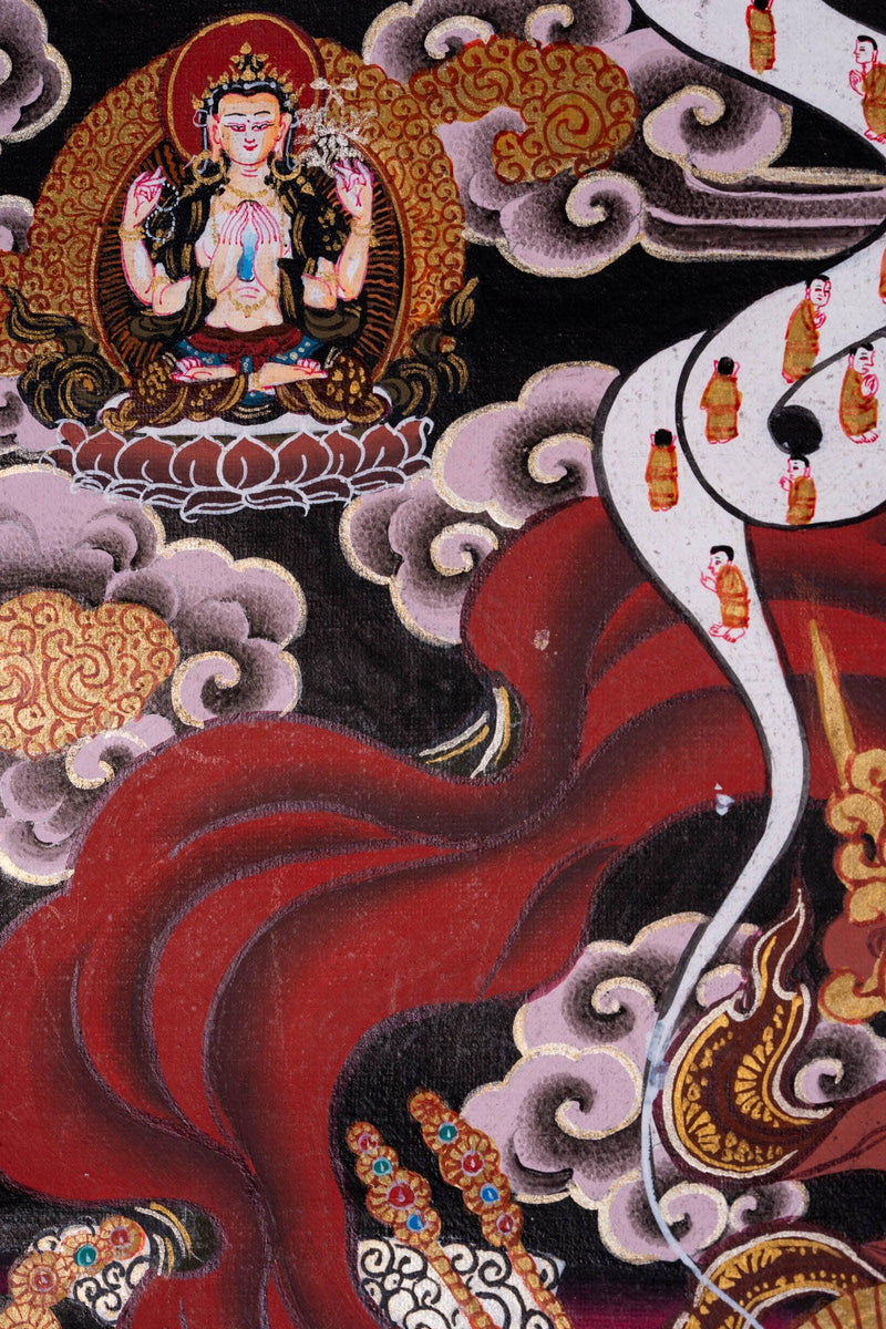 Riduk Wheel of Life  Thangka Painting - Himalayas Shop