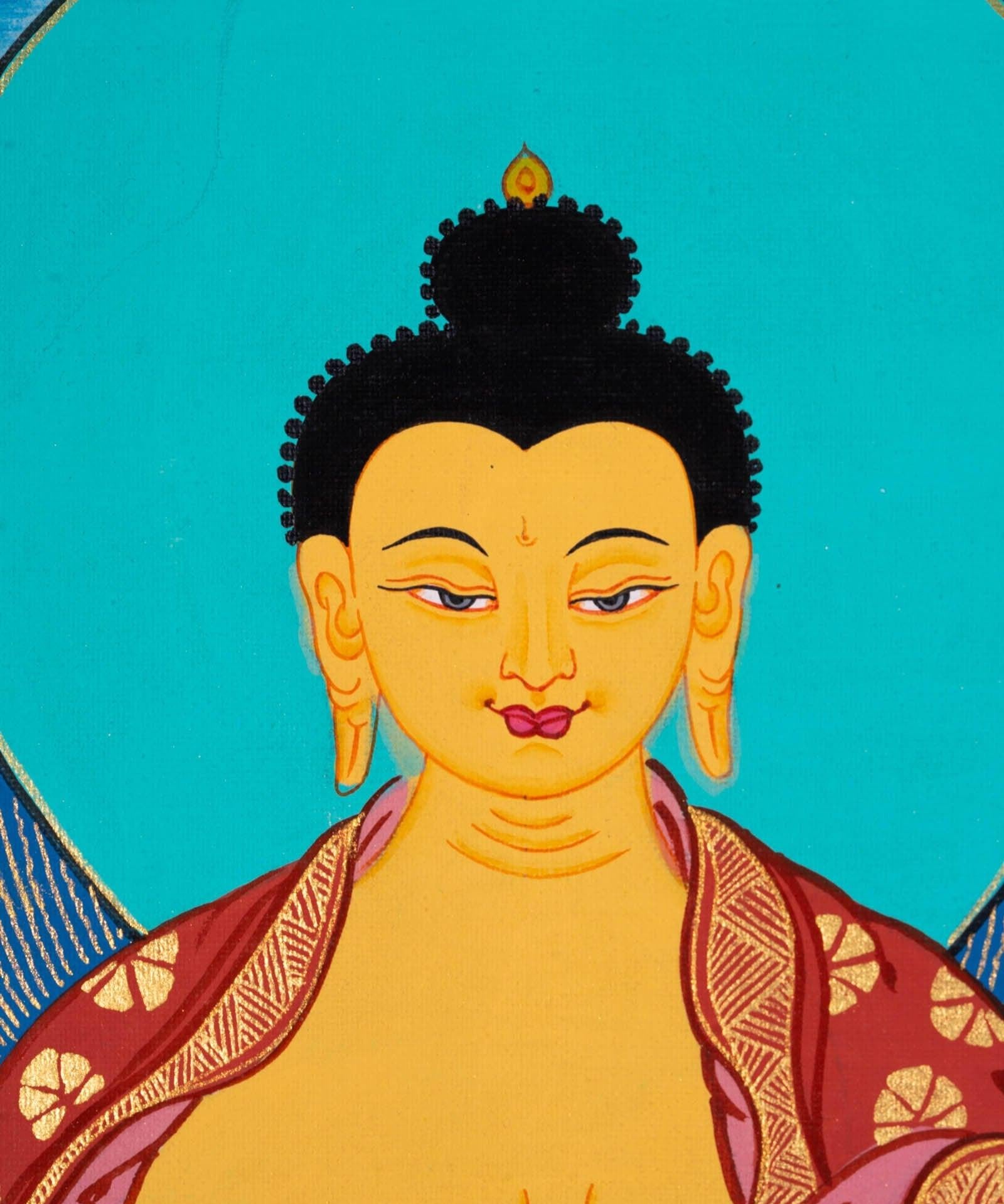 Shakyamuni Buddha Thangka Painting - Himalayas Shop