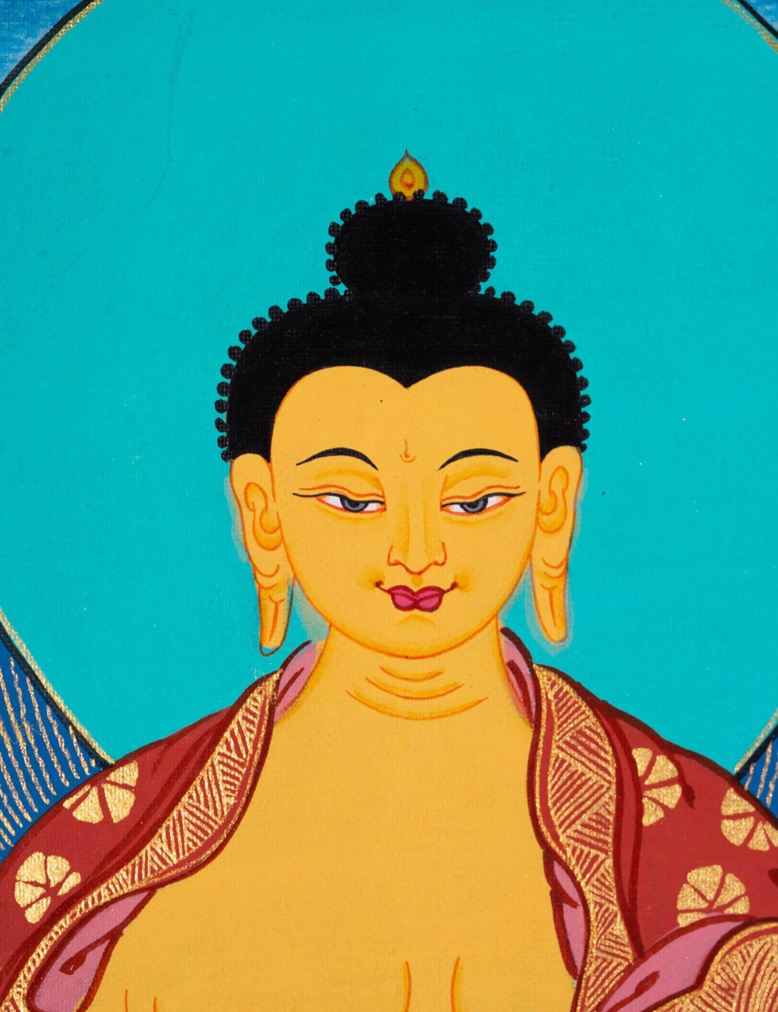 Shakyamuni Buddha Thangka Painting - Himalayas Shop
