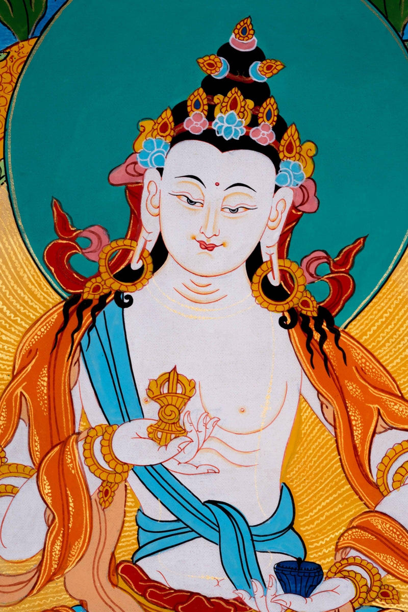 Vajrasattva - Genuine Thangka Painting - Himalayas Shop