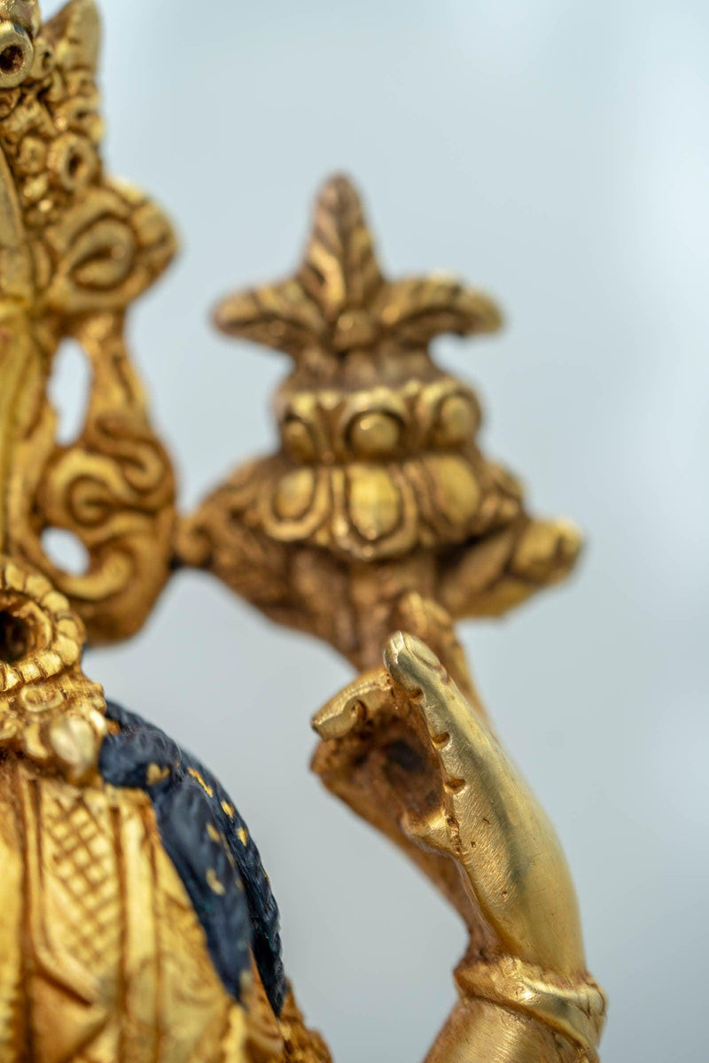 Chenrezig Bodhisattva Gold Plated Statue - Himalayas Shop
