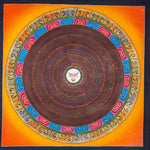 Buddha Eye Mantra Mandala Thangka Painting - Himalayas Shop