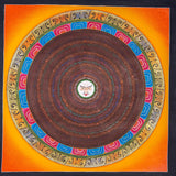 Buddha Eye Mantra Mandala Thangka Painting - Himalayas Shop