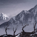 Mt. Ama Dablam Back View Oil Painting - Himalayas Shop