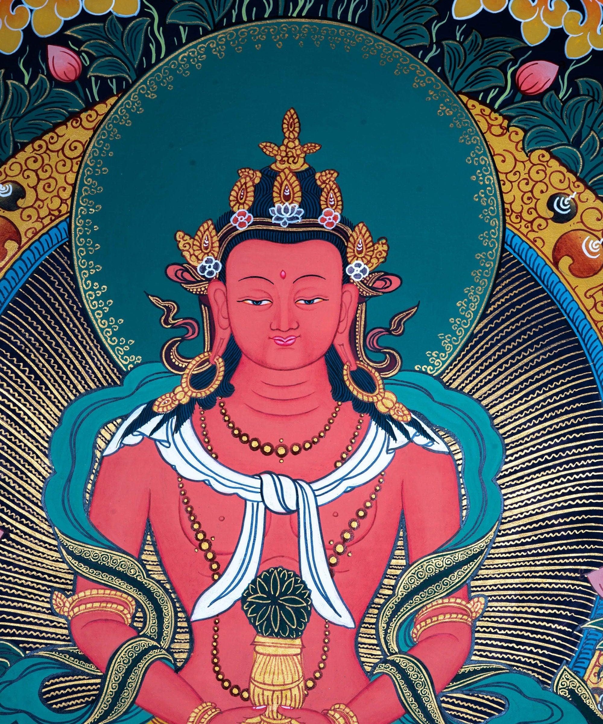 Amitayus Buddha Thangka for long life