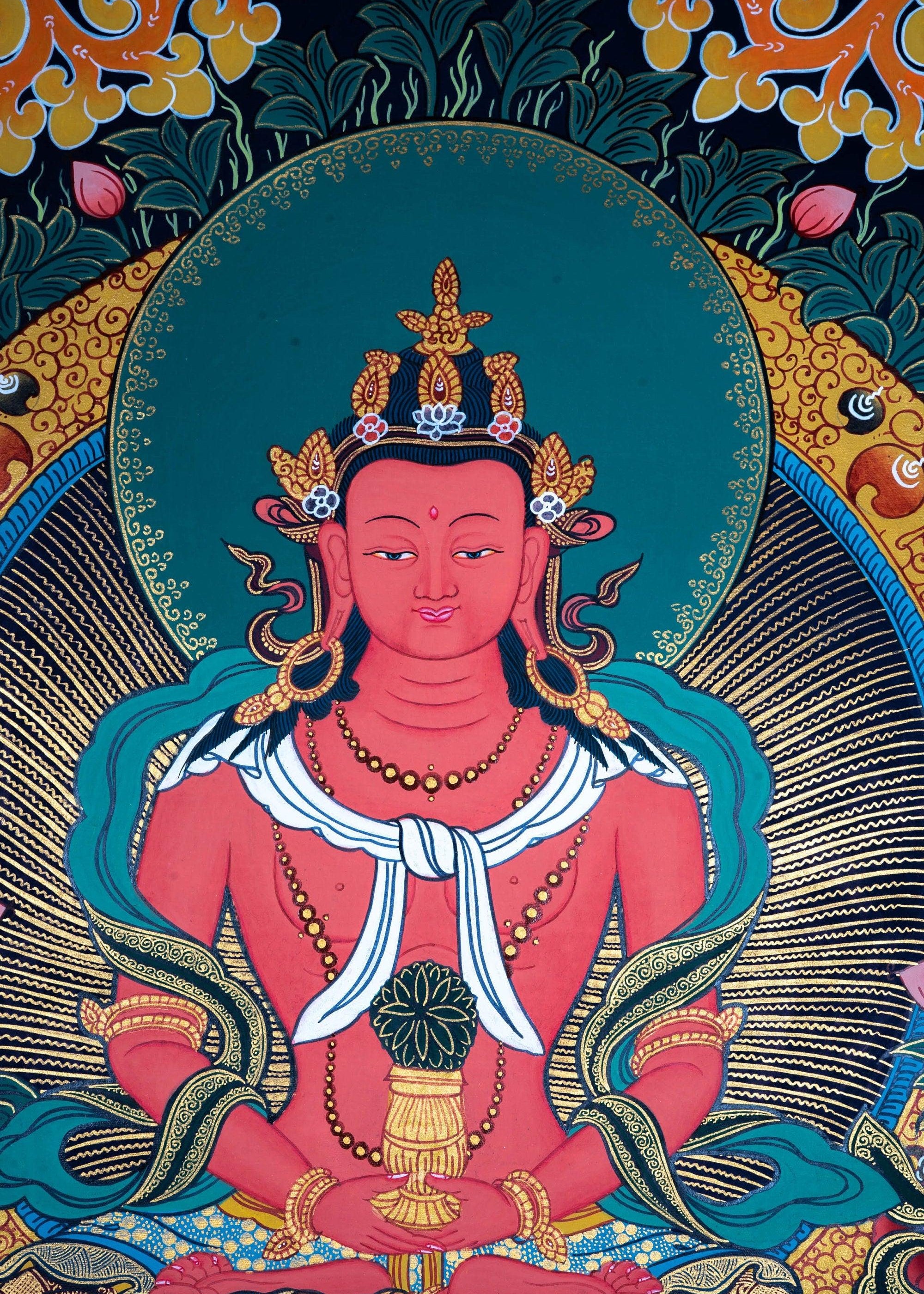 Amitayus Buddha Thangka for long life