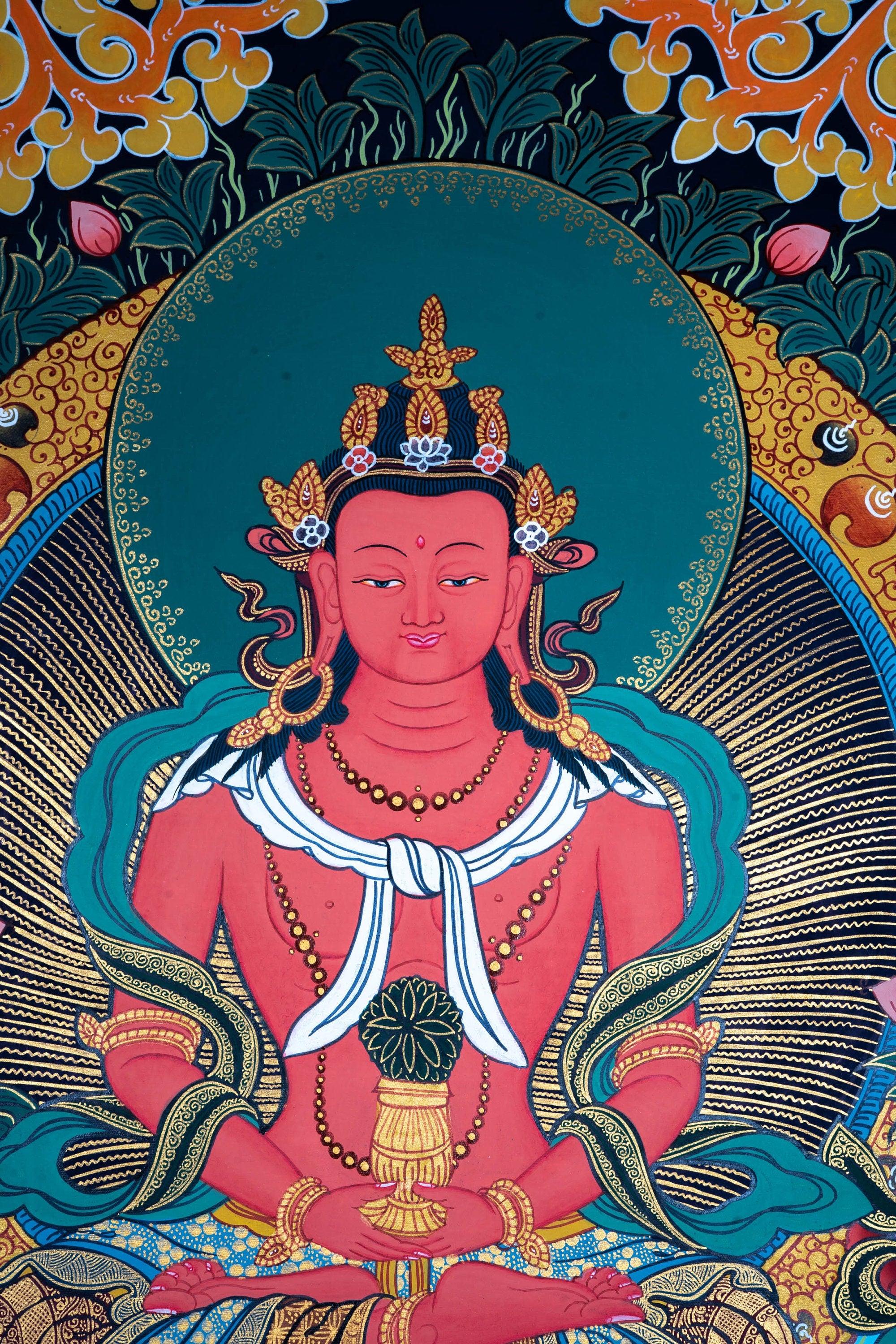 Amitayus Buddha Thangka for long life