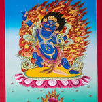 Vajrapani Buddhist Thangka Painting - Himalayas Shop