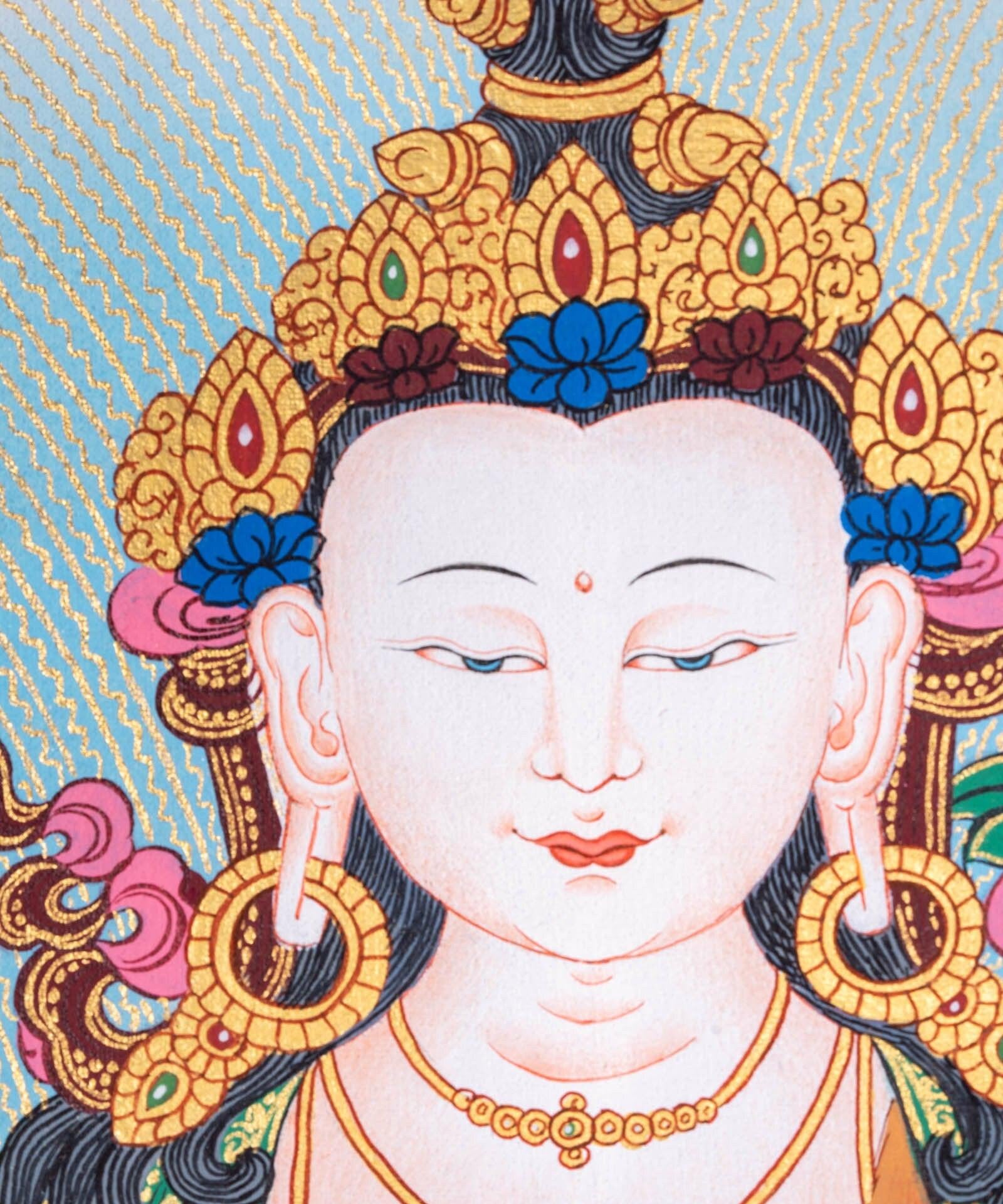 Chengresi Thangka Painting - Himalayas Shop