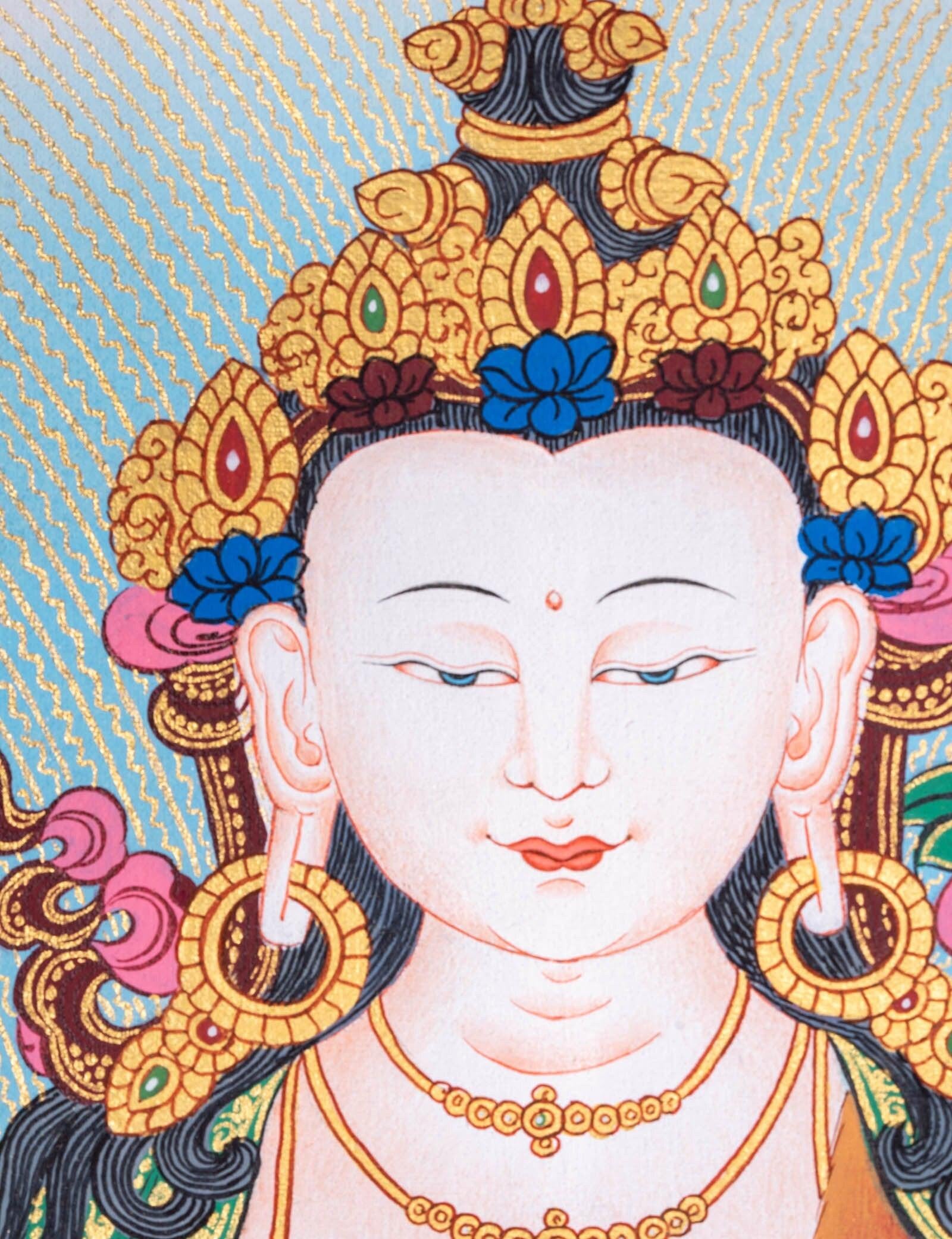 Chengresi Thangka Painting - Himalayas Shop